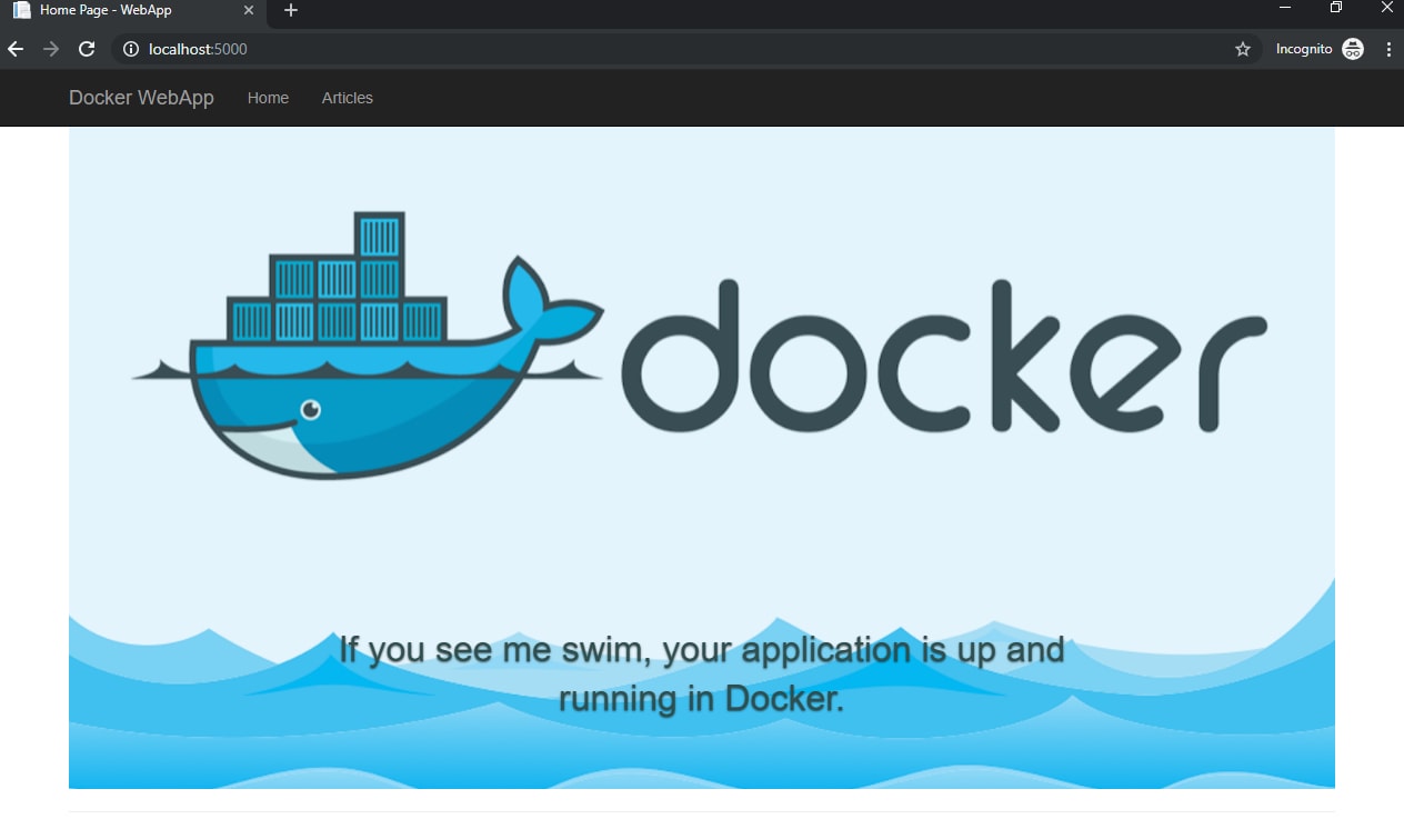 WebApp Home Page