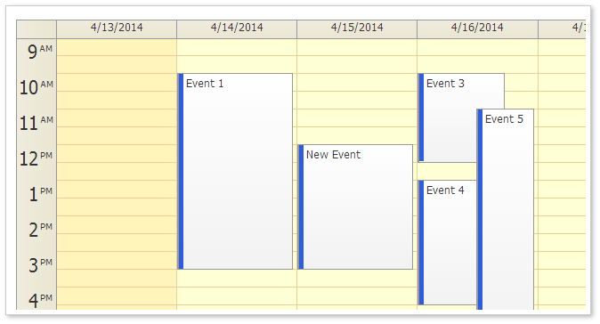 AJAX Event Calendar for ASP.NET MVC - Traditional CSS Theme