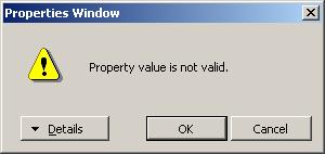 Propertry Value Validation