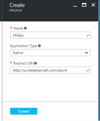 New application details