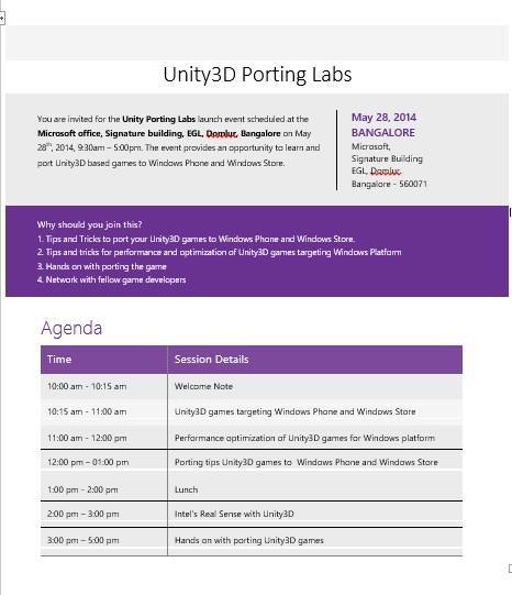 Porting labs