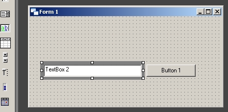 Screenshot of a simple form created in RAD Studio