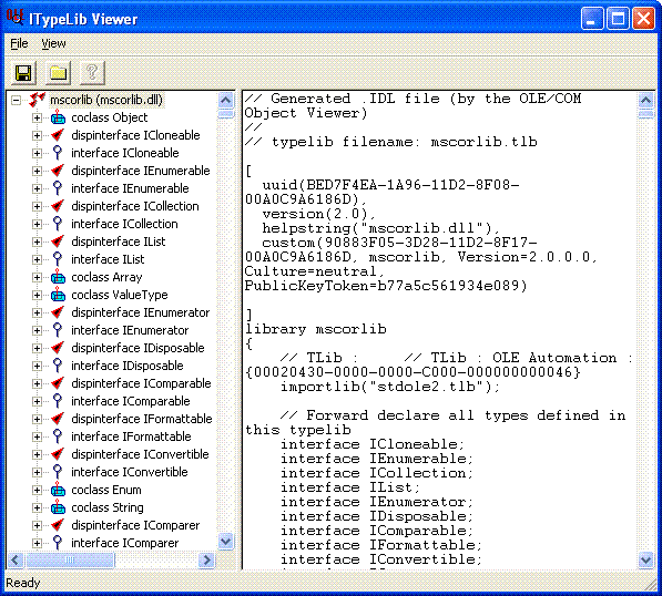 DotNetCollectionsFromNativeCodeDemo_OleView.GIF