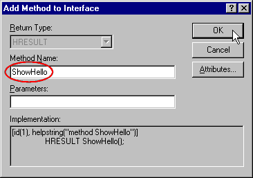 Server / Add a method