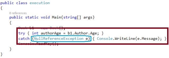 handling exception
