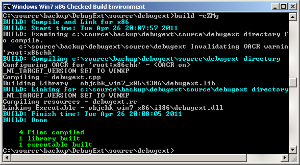 Wdk checked build