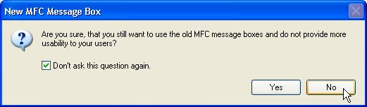 Enhanced MFC message boxes