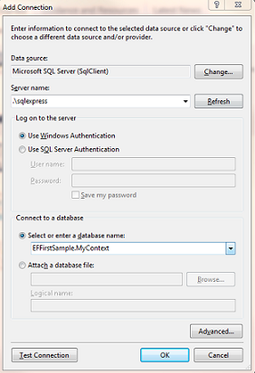 Add Data Connection