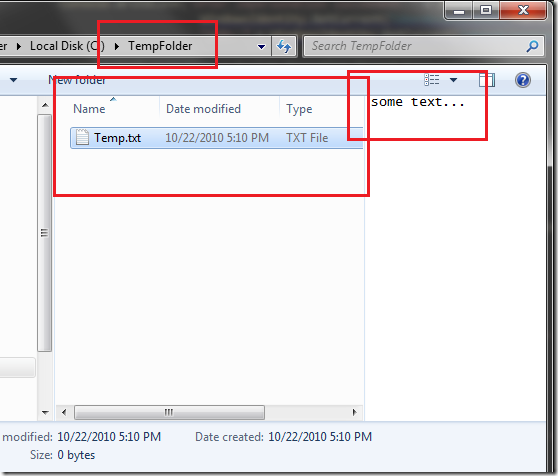TempFolder
