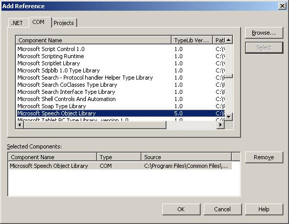 Sample screenshot