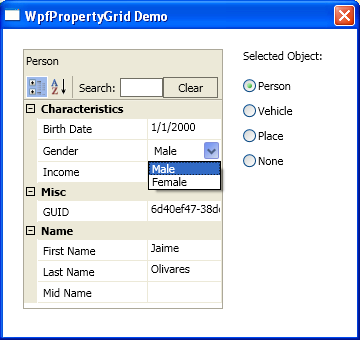 Person Properties