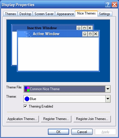 Dialog with switchbar controls