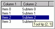 Tooltip sample