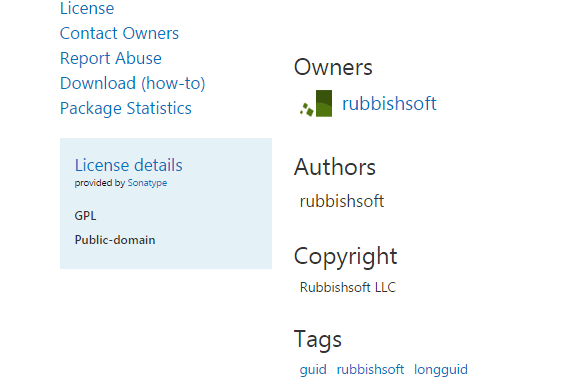 Mislabelled License type