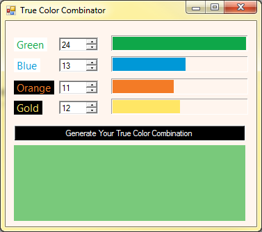 True Colors Shining Through