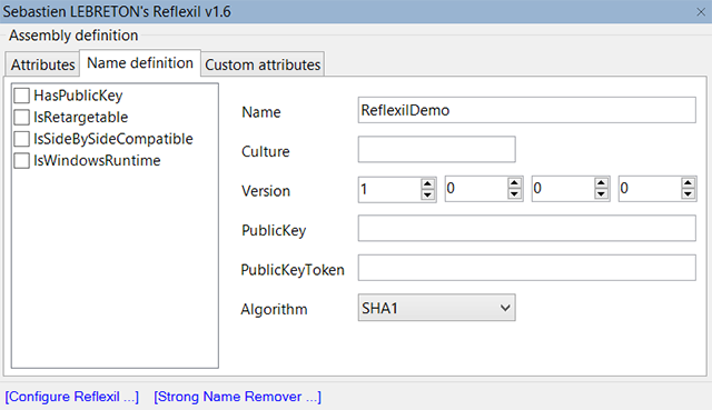Assembly editor