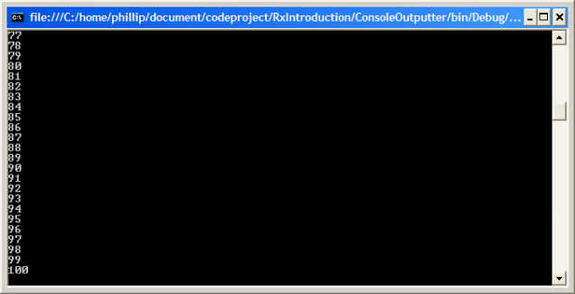 Console Reader Screenshot