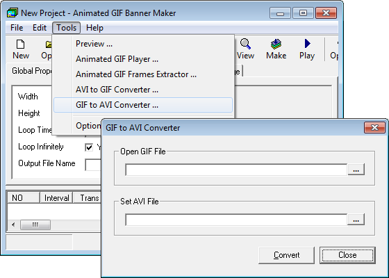 Animated GIF Banner Maker