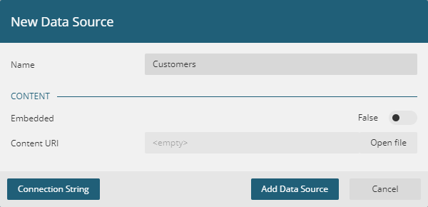 Add New Data Source