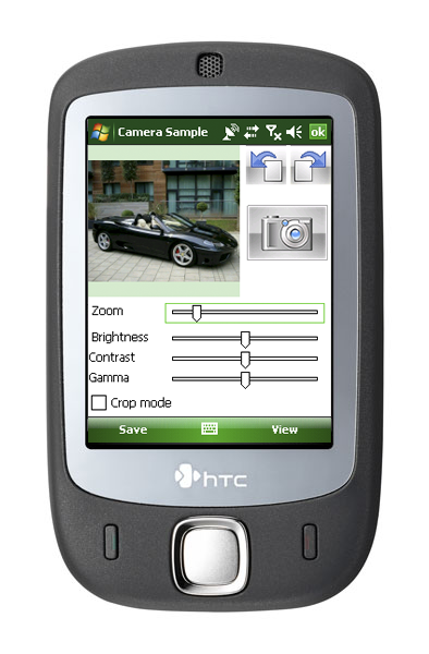 Main screen of the application