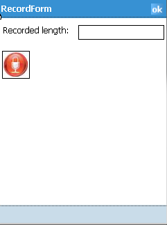 RecordForm in designer