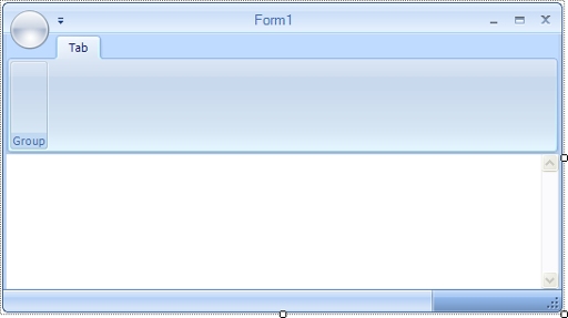 Inheriting from C1RibbonForm