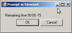 timing out prompt