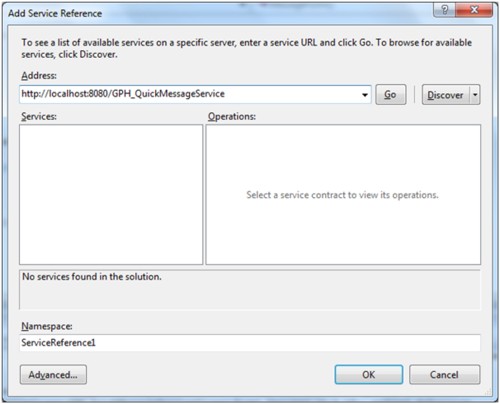 Add Service Reference
