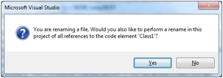 Confirm the Renaming