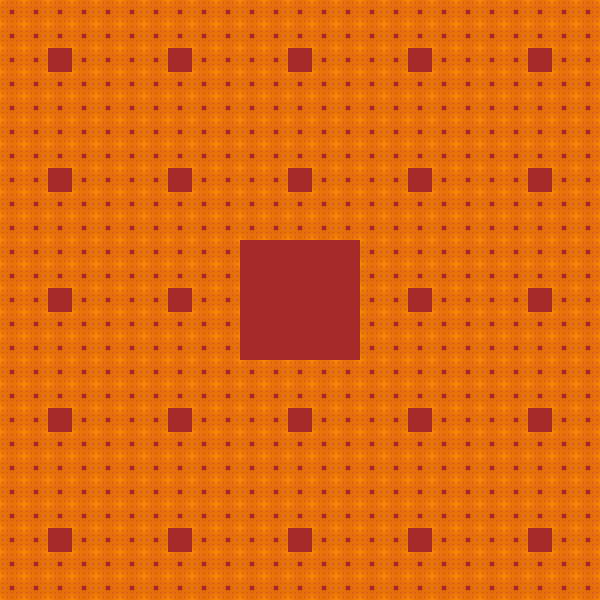 Rug sibling #2 fractal, order 4
