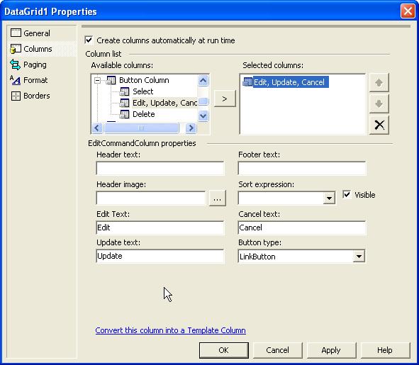 Add Edit Column