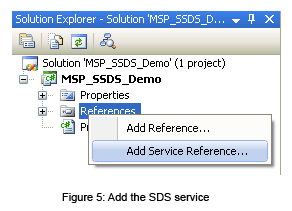 Add a service reference