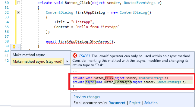 make method async